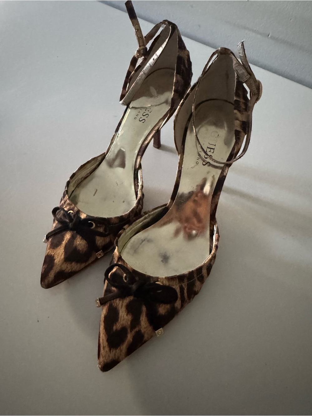 Vintage Guess Leopard Print Heels